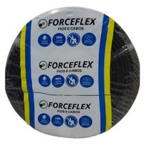 Fio Elétrico Flexível 16mm Rolo com 100 Metros Preto Fio Elétrico Flexível 16mm Rolo com 100 Metros Preto