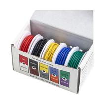 Fio Elétrico Flexível De Cobre Estanhado De Silicone, 5 Cores, Cabo De Conexão De 18 Gauge