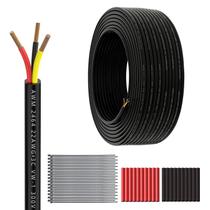Fio elétrico Gerilik 22 Gauge 3 Conductor 30m UL2464 DC5V/12V/24V/300V Fio elétrico Gerilik 22 Gauge 3 Conductor 30m UL2464 DC5V/12V/24V/300V