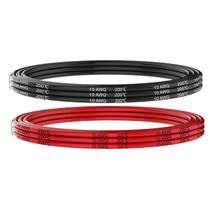 Fio elétrico Haerkn 10 AWG 10 Gauge Silicone 6m Fio elétrico Haerkn 10 AWG 10 Gauge Silicone 6m