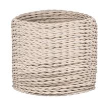 Fio elétrico Helunsi Twisted Cloth coberto 10m, marfim, 18AWG Fio elétrico Helunsi Twisted Cloth coberto 10m, marfim, 18AWG