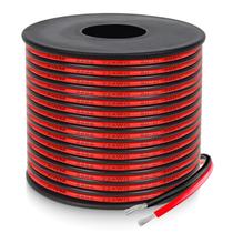 Fio elétrico Mziklr 22 AWG 2 condutores 10 m vermelho e preto Fio elétrico Mziklr 22 AWG 2 condutores 10 m vermelho e preto