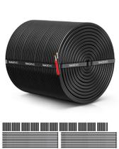 Fio elétrico NAOEVO 16 Gauge 2 Conductor 12V 300ft Fio elétrico NAOEVO 16 Gauge 2 Conductor 12V 300ft