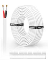 Fio elétrico NAOEVO 18 Gauge 2 condutores de 30 pés com revestimento de PVC Fio elétrico NAOEVO 18 Gauge 2 condutores de 30 pés com revestimento de PVC