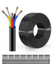 Fio elétrico NAOEVO 18 Gauge 5 Conductor 18 AWG 9m Fio elétrico NAOEVO 18 Gauge 5 Conductor 18 AWG 9m