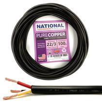 Fio elétrico NATIONAL Wire & Cable 22 Gauge 3 condutores 30m Fio elétrico NATIONAL Wire & Cable 22 Gauge 3 condutores 30m
