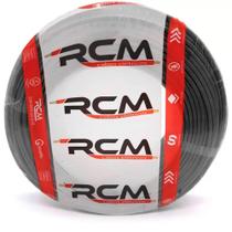 Fio Elétrico Preto Cabo Flexível 1 X 16mm Rolo 100m - RCM CABOS ELÉTRICOS