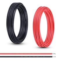 Fio elétrico Shirbly 14 AWG Cobre estanhado vermelho e preto 30m
