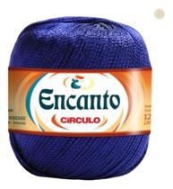 Fio Encanto Croche Brilho Sofisticação 100G 1 Azul Bic 2250