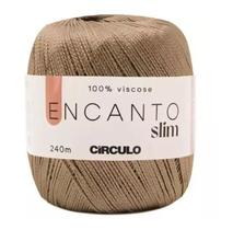 FIO ENCANTO SLIM 240 MTS COR 7059 SÁNDALO - 100% Viscose FIO ENCANTO SLIM 240 MTS COR 7059 SÁNDALO - 100% Viscose