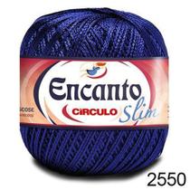 Fio Encanto Slim 240m Cor: 2550 - Azul Bic - Círculo - Circulo