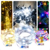 Fio Fada Cordão De Led 5m Pisca Pisca Decoração De Natal USB