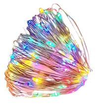 Fio Fada LED Colorido Cordão De Luzes Natal E Festa