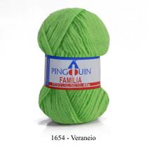 Fio Família 40g Cor 1654 Verde Veraneio - Pingouin
