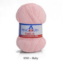 Fio Família 40g Cor 301 Rosa Baby - 100% Acrílico