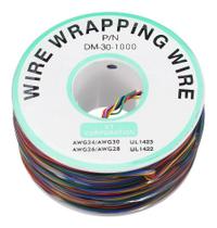 Fio Fiozinho Wrapping Wire Wrapp 30 Awg Com 8 Cores Robótica - OEM