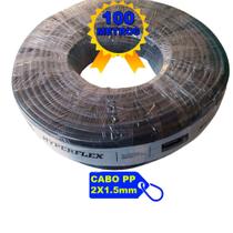 Fio Flexível Cabo Pp 2x0,75 mm Rolo 100 Metros