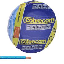 Fio Flexível Cobrecom 2,5mm 450/750v Azul Rolo com 100 Metros