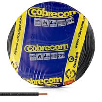 Fio Flexível Cobrecom 2,5mm 450/750v Preto Rolo com 100 Metros