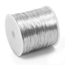 Fio GAQWOK Cobre 26 AWG 0,4mm 100m Acabamento Prateado Fio GAQWOK Cobre 26 AWG 0,4mm 100m Acabamento Prateado