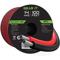 Fio GEARit Silicone 14 AWG 30m 600V Preto/Vermelho