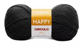 Fio Happy Círculo 100g - Cor 8990 Preto