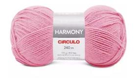 Fio Harmony 240 Metros 100 Gramas Cor 3161 Rosa Algodão - Círculo