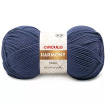 FIO HARMONY 240 MTS 100 GR COR 2931 NÁUTICO - Fio de Tricô e Crochê
