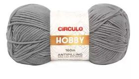 Fio hobby 160 mts 100 gr cor 700 circulo cinza medio Fio hobby 160 mts 100 gr cor 700 circulo cinza medio