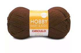 Fio Hobby Baby e Kids Círculo 100g - Cor 7569 Brigadeiro