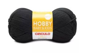FIO HOBBY BABY KIDS 250 MTS 100 GR COR 940 PRETO - Círculo FIO HOBBY BABY KIDS 250 MTS 100 GR COR 940 PRETO - Círculo