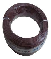 Fio Instalacao Marrom 100m Cobre Automotivo 2,5mm - 100mt