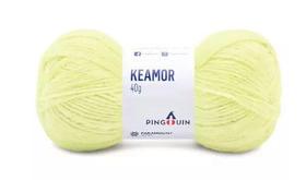 FIO KEAMOR 40 GR COR 0201 AMARELO MELÃO - Lã Pingouin