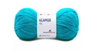 FIO KEAMOR 40 GR COR 3511 TEAL - Lã Pingouin