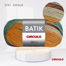 Fio Lã Batik 100% Acrílico 360m da Circulo Tex 277 para Crochê e Tricô Cor:9797 - ESPAÇO