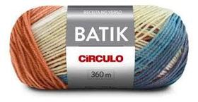Fio Lã Batik Círculo 100g efeito multicor Fio Lã Batik Círculo 100g efeito multicor