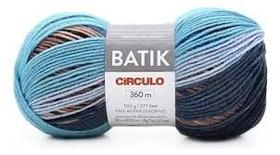 Fio Lã Batik Círculo 100g efeito multicor Fio Lã Batik Círculo 100g efeito multicor