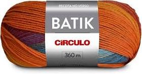 Fio Lã Batik Círculo 100g efeito multicor Fio Lã Batik Círculo 100g efeito multicor