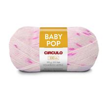 Fio/Lã Circulo BABY POP 100g 330m TEX 303 (efeito flocado)