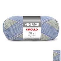 Fio/Lã Circulo VINTAGE 100g 196m Tex 526 60% algodão/40% acrilico