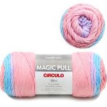 Fio lã magic pull círculo 200gr multicolorida efeito listrado Fio lã magic pull círculo 200gr multicolorida efeito listrado