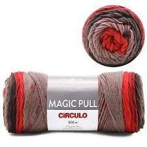 Fio lã magic pull círculo 200gr multicolorida efeito listrado Fio lã magic pull círculo 200gr multicolorida efeito listrado