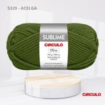 Fio Lã Sublime 100% Acrílico 100g 170m para Tricô e Crochê Toque Macio Cor:5329 - ACELGA