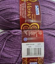 Fio lã vintage cisne círculo 100gr