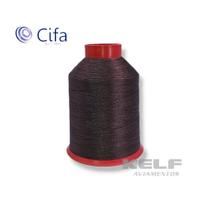 Fio Linha 40 100% Poliamida 80g Costura De Estofados Cifa Cor Café 0103