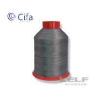 Fio Linha 40 100% Poliamida 80g Costura De Estofados Cifa Cor Prata Velha 0412