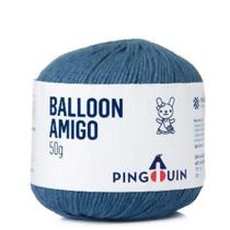 Fio linha balloon amigo 50g 150m cor 7535 nautical - Pingouin