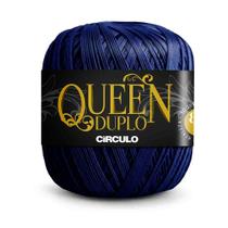 Fio Linha Queen Duplo 8/4 Círculo 100g - Cor 2856 Anil Profundo Fio Linha Queen Duplo 8/4 Círculo 100g - Cor 2856 Anil Profundo