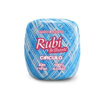 Fio/Linha Rubi Brilhante 40m Circulo Tex 118 algodão gazado e mercerizado +cores