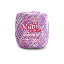 Fio/Linha Rubi Brilhante 40m Circulo Tex 118 algodão gazado e mercerizado +cores